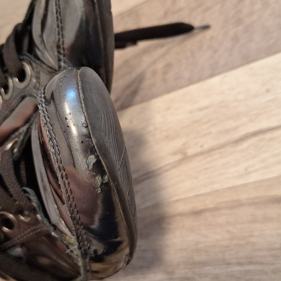 Mephisto women's leather trainers shoes size 7 black - Picture 8 of 11